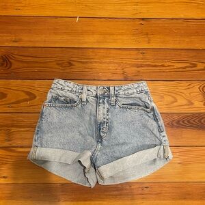 wild fable high ride mom fit jean shorts